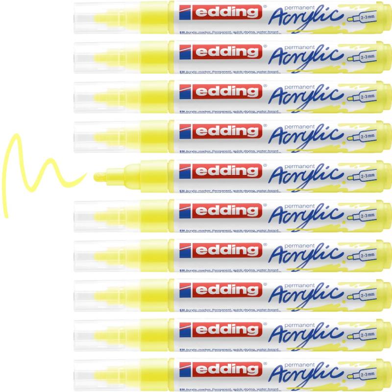 Edding 5100 Acrylmarker medium neongelb
