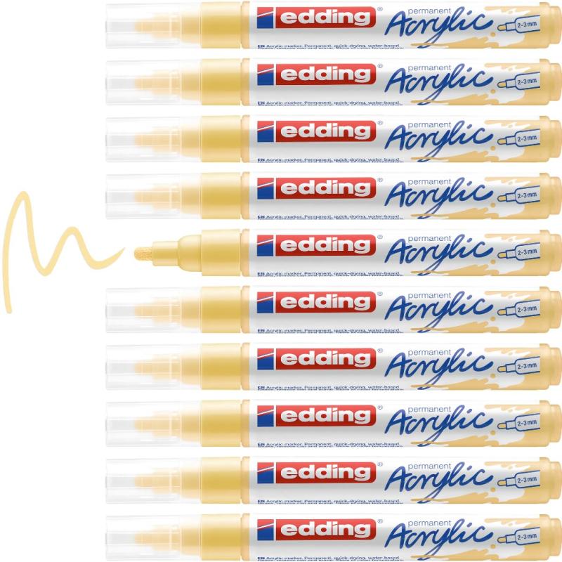 Edding 5100 Acrylmarker medium pastellgelb