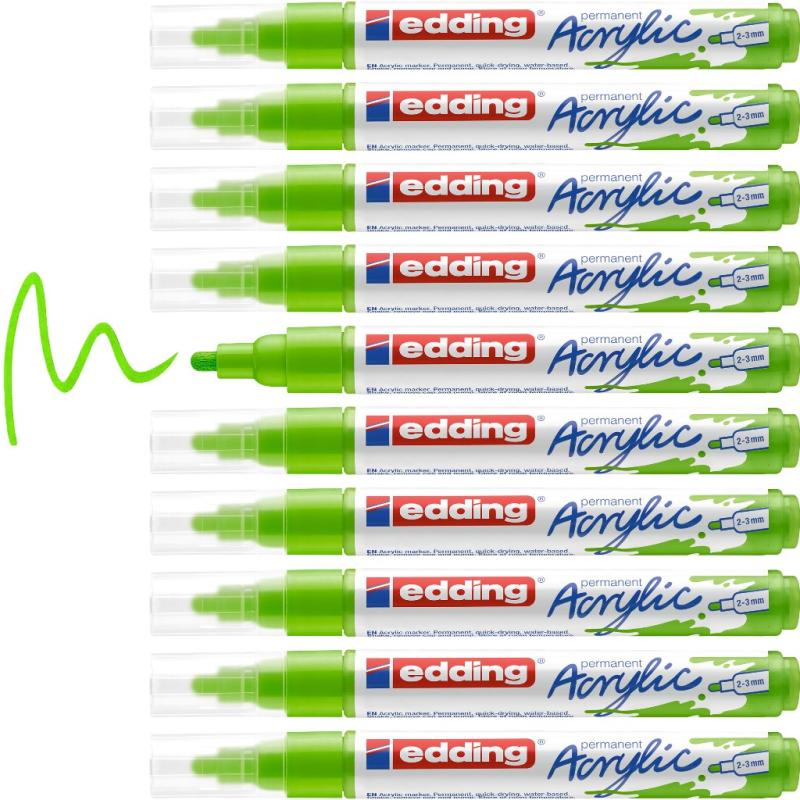 Edding 5100 Acrylmarker medium gelbgrün