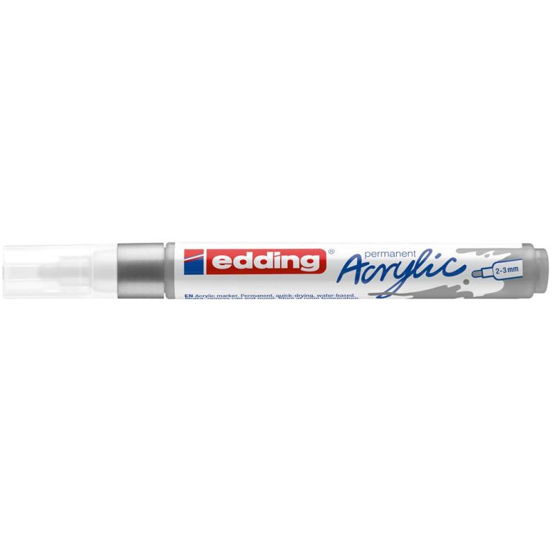 Edding 5100 Acrylmarker medium silber
