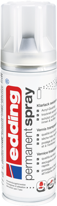 Edding 5200 Permanent Spray - Klarlack seidenmatt