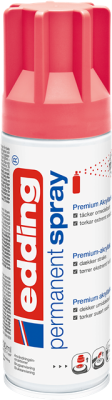 Edding 5200 Permanent Spray - koralle seidenmatt
