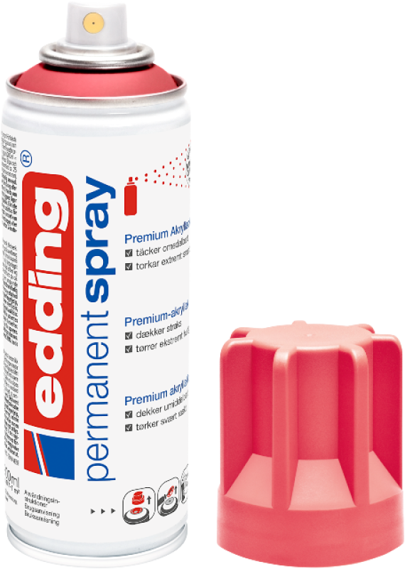 Edding 5200 Permanent Spray - koralle seidenmatt