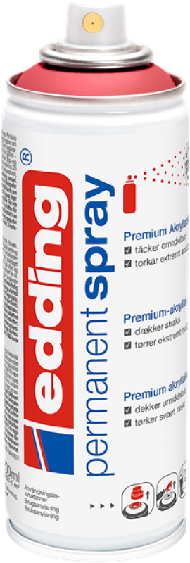 Edding 5200 Permanent Spray - koralle seidenmatt