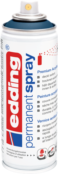 Edding 5200 Permanent Spray - elegantes mitternacht seidenmatt