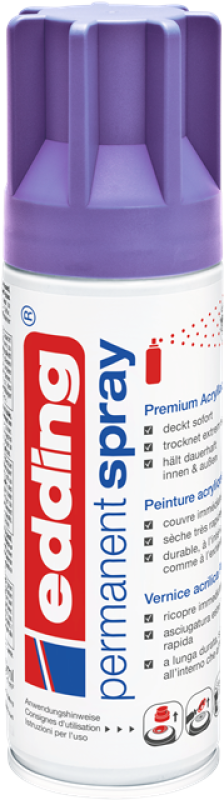 Edding 5200 Permanent Spray - lila seidenmatt