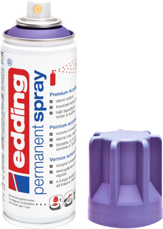 Edding 5200 Permanent Spray - lila seidenmatt