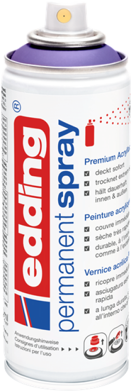 Edding 5200 Permanent Spray - lila seidenmatt