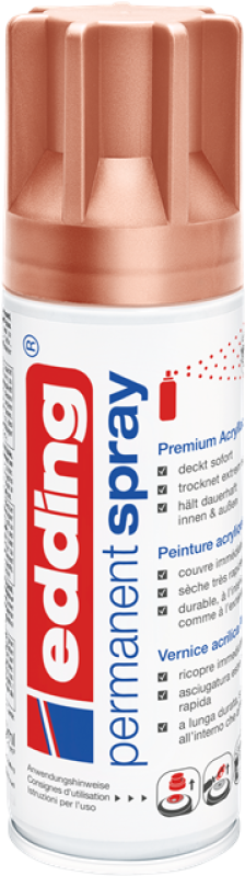 Edding 5200 Permanent Spray - edles kupfer seidenmatt