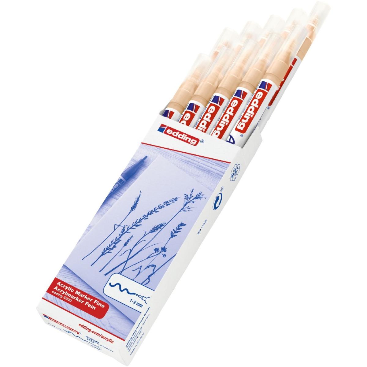 Edding 5300 Acrylmarker fein warmbeige