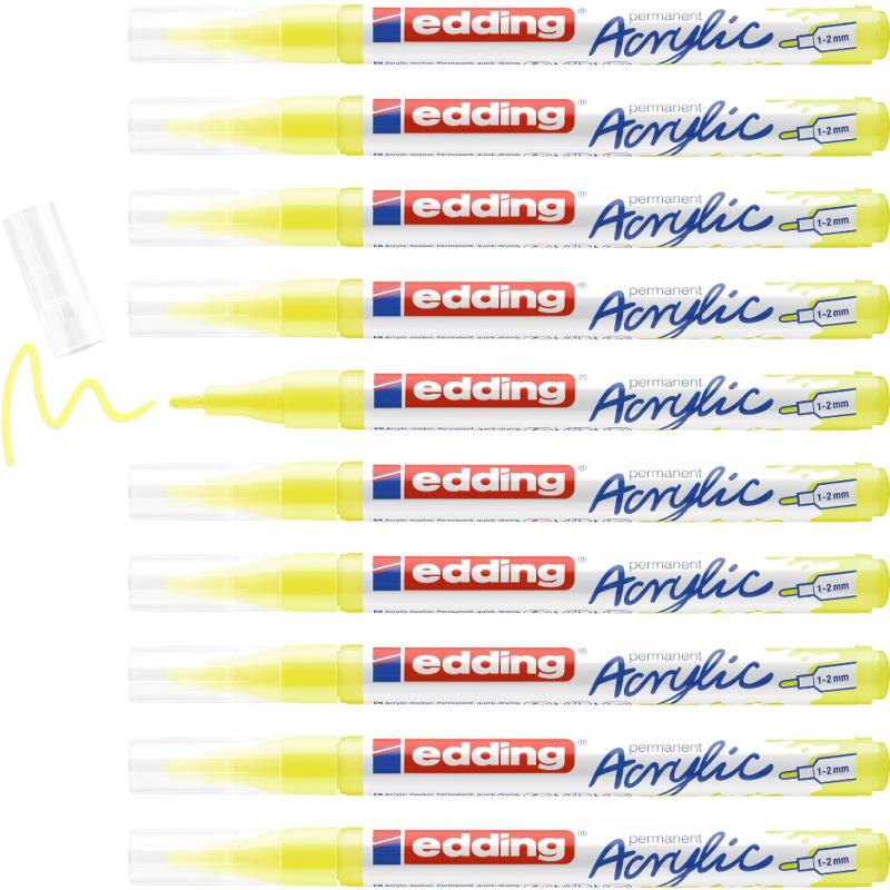 Edding 5300 Acrylmarker fein neongelb