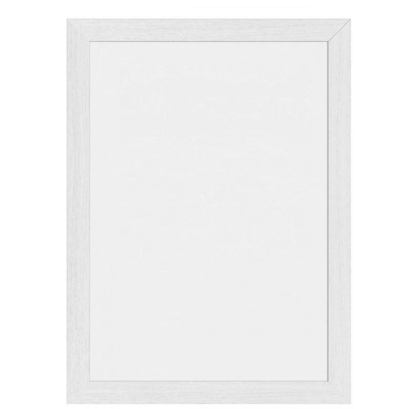 Securit Kreidetafel Woody weiß ca. 30x40cm beids. beschriftbar incl. 2 Kreidemarker schwarz und gold