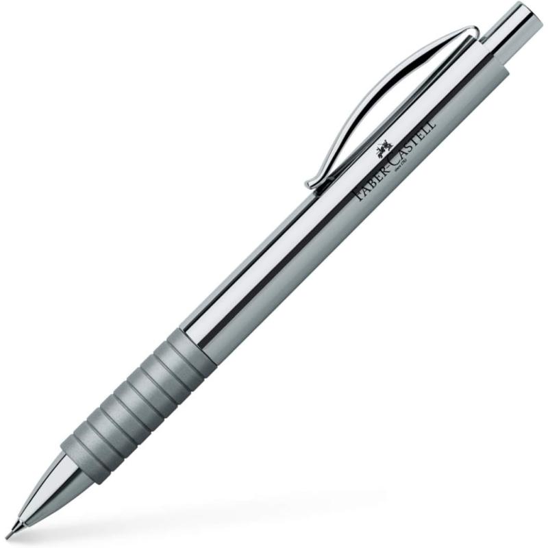 Faber-Castell Druckbleistift Basic 0.7mm B chrom glanz
