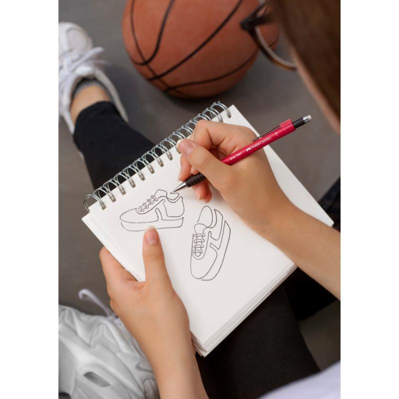 Faber-Castell Druckbleistift Grip 1347 0.7mm rot