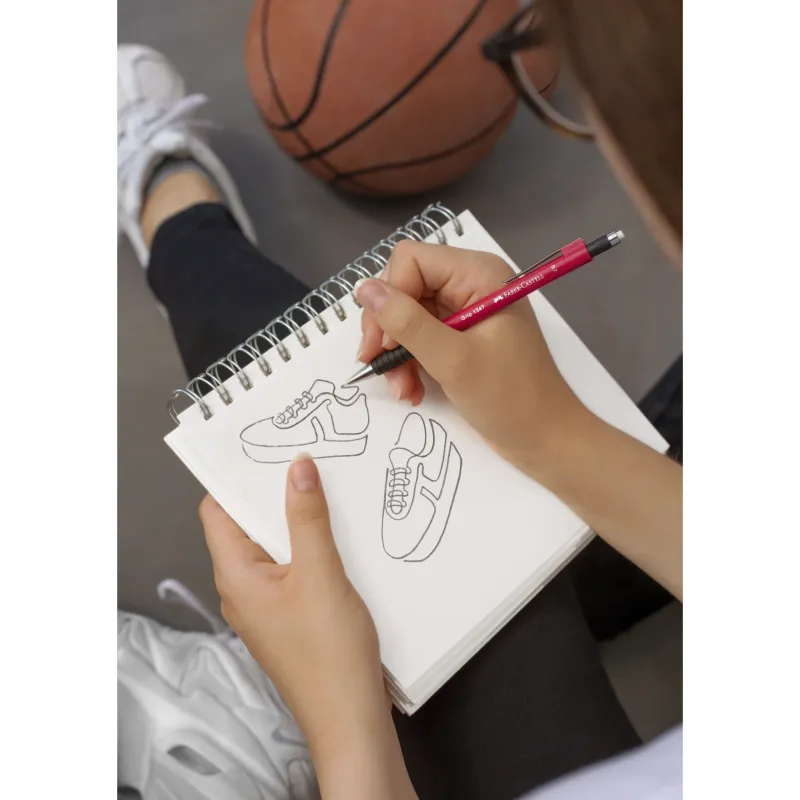 Faber-Castell Druckbleistift Grip 1347 0.7mm bright red