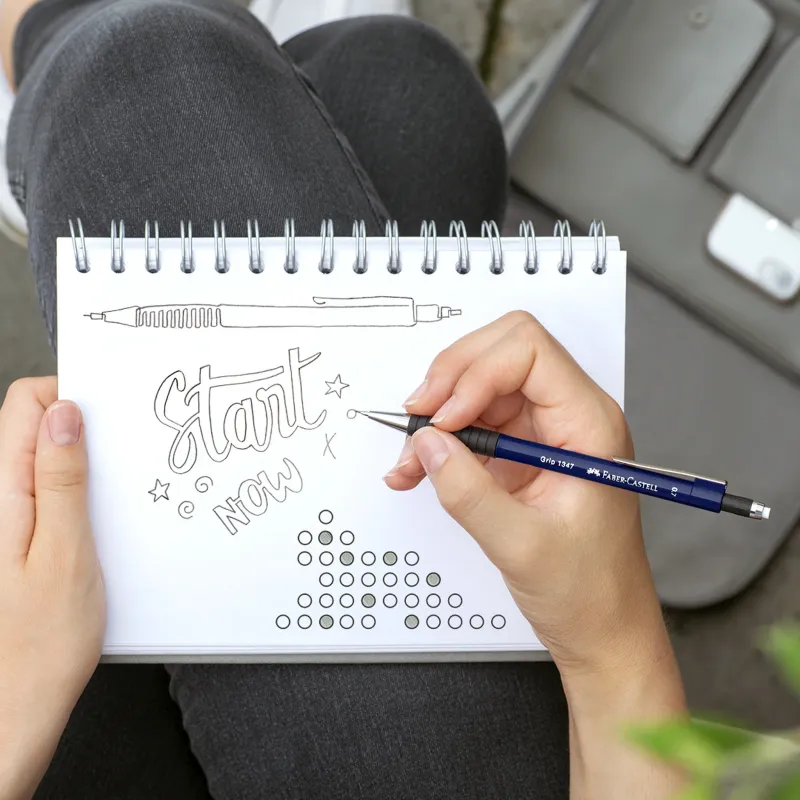 Faber-Castell Druckbleistift Grip 1347 0.7mm navy blue