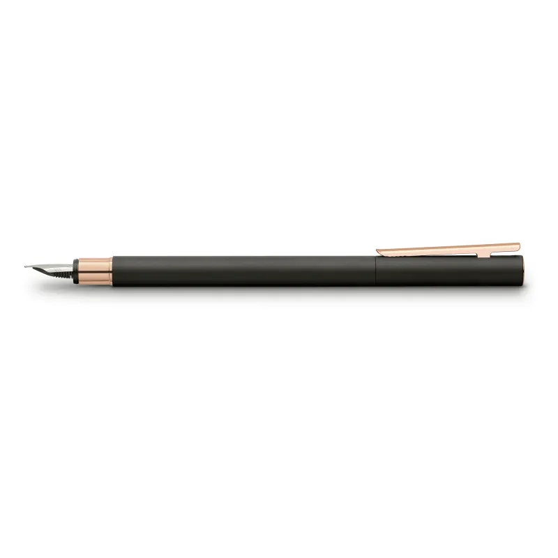 Faber-Castell Füllhalter Neo Slim Metall schwarz roségold