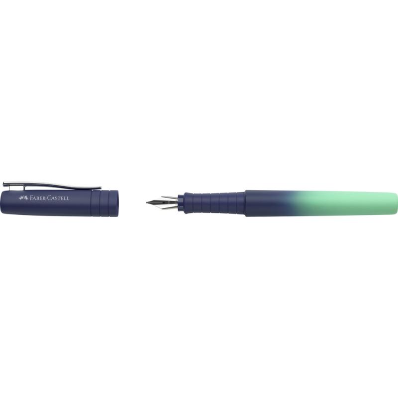 Faber-Castell Füllhalter Poly Ball M buzzing blue · Limited Flow Edition
