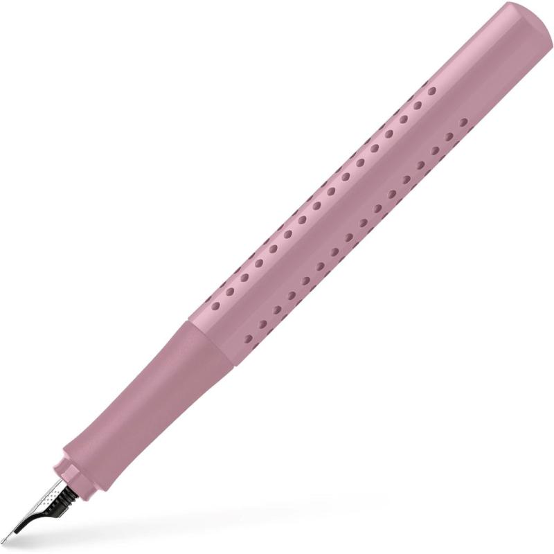Faber-Castell Grip 2010 Füllhalter M + Kugelschreiber M Geschenkset rosé shadows