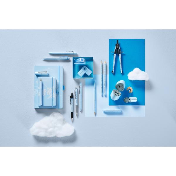 Faber-Castell Grip 2010 Füllhalter M + Kugelschreiber M Geschenkset sky blue