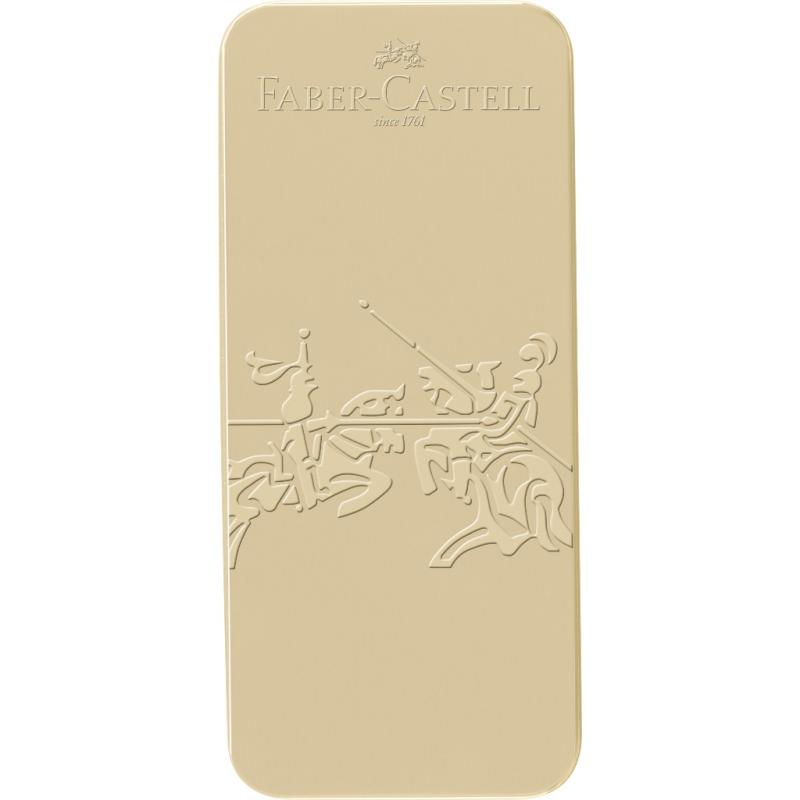 Faber-Castell Grip Edition Füllhalter M + Kugelschreiber XB Geschenkset gold
