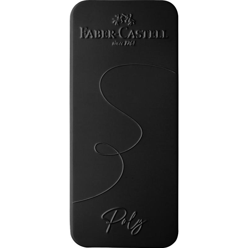 Faber-Castell Füllhalter Poly Pen B + Kugelschreiber Poly Ball XB Set schwarz