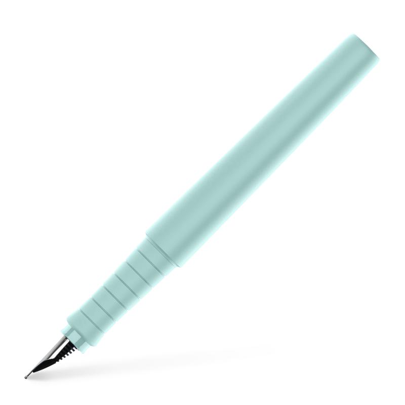 Faber-Castell Füllhalter Poly Pen B + Kugelschreiber Poly Ball XB Set caribic blue
