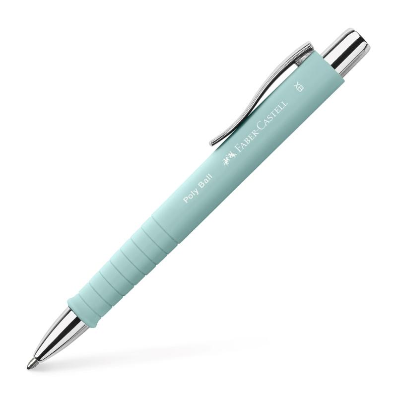 Faber-Castell Füllhalter Poly Pen B + Kugelschreiber Poly Ball XB Set caribic blue