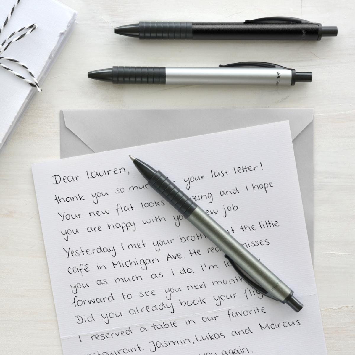 Faber-Castell Kugelschreiber Basic M anthrazit