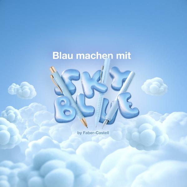 Faber-Castell Kugelschreiber Grip 2010 M sky blue