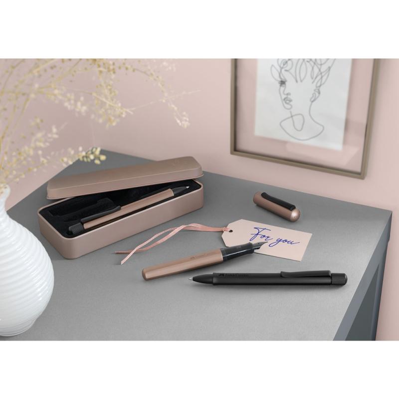 Faber-Castell Kugelschreiber Hexo schwarz matt