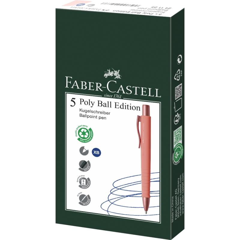 Faber-Castell Kugelschreiber Poly Ball XB Urban coral