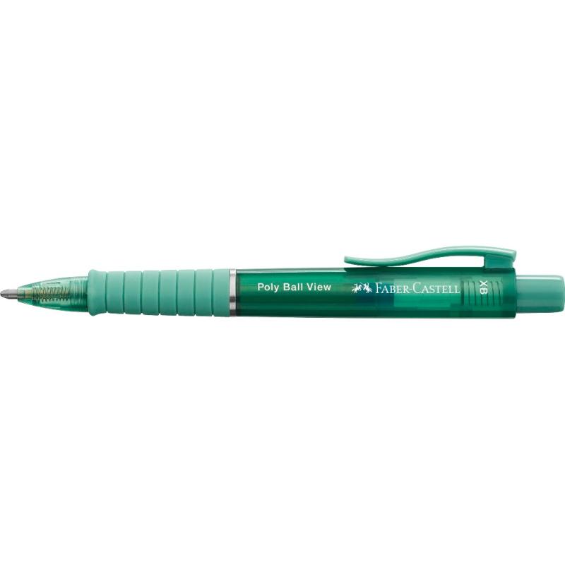 Faber-Castell Kugelschreiber Poly Ball View XB  green lily