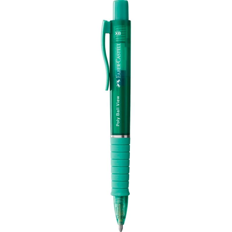 Faber-Castell Kugelschreiber Poly Ball View XB  green lily