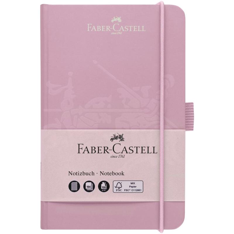 Faber-Castell Notizbuch A6 kariert 194 Seiten rose shadows