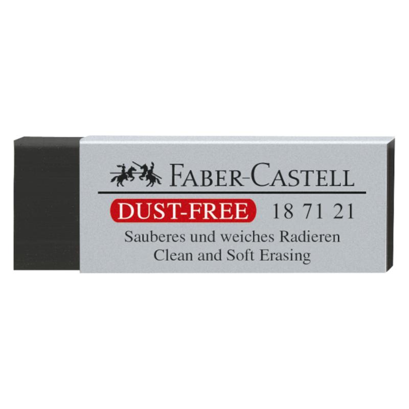 Faber-Castell Radiergummi Dust-Free Kunststoff schwarz