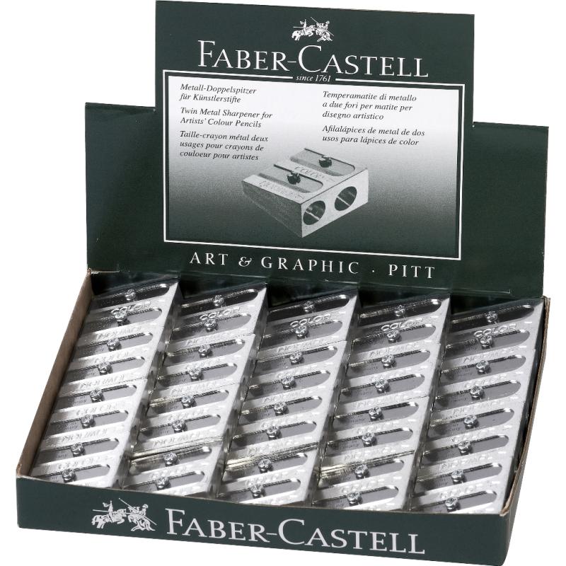Faber-Castell Doppelspitzer Metall für Farbstifte