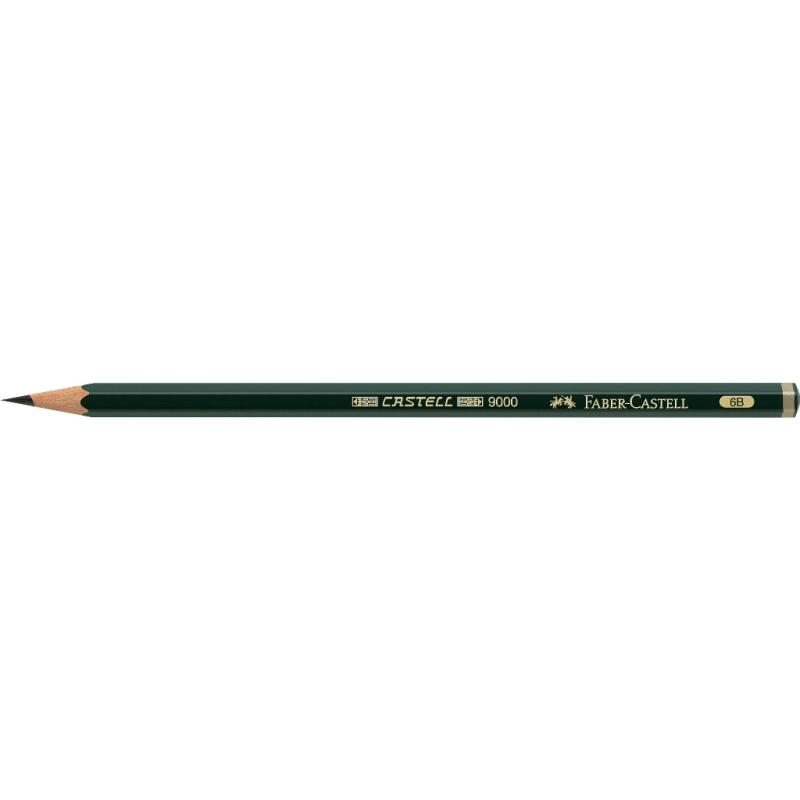 Faber-Castell Bleistift Castell 9000 6B