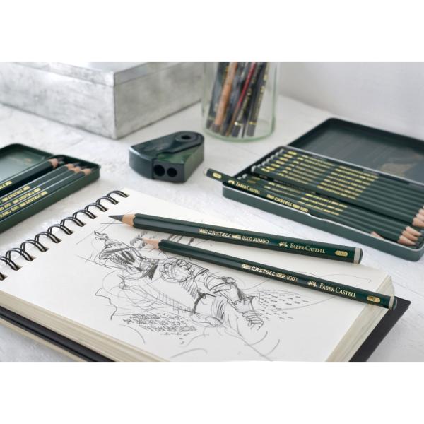 Faber-Castell Bleistift Castell 9000 Art Set 12er Metalletui