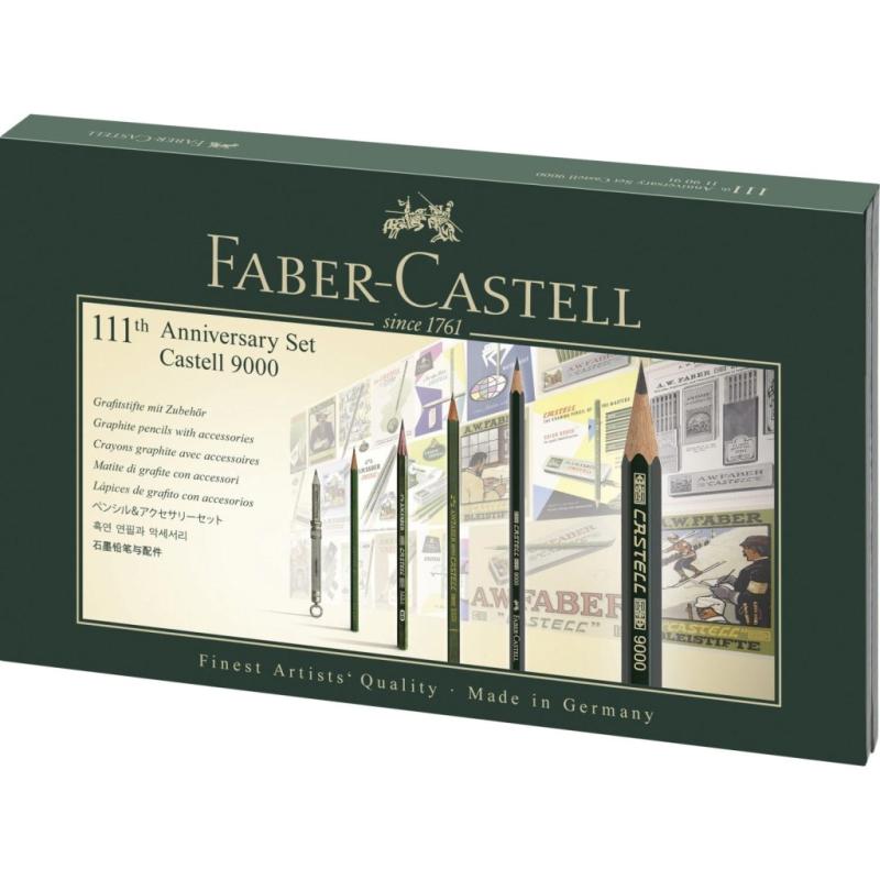 Faber-Castell Bleistift Castell 9000 111th Anniversary Set 21er Jubiläums Box