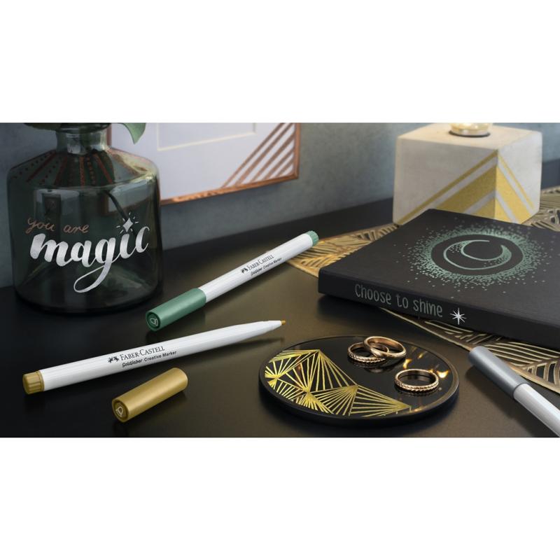 Faber-Castell Goldfaber Creative Marker 1.5 6er Etui Metallic Moments