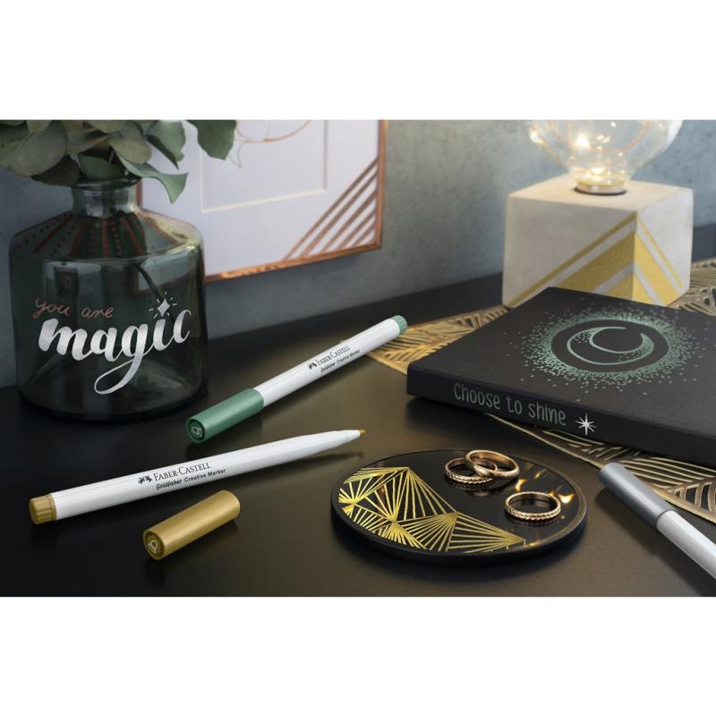 Faber-Castell Goldfaber Creative Marker 1.5 6er Etui Metallic Moments