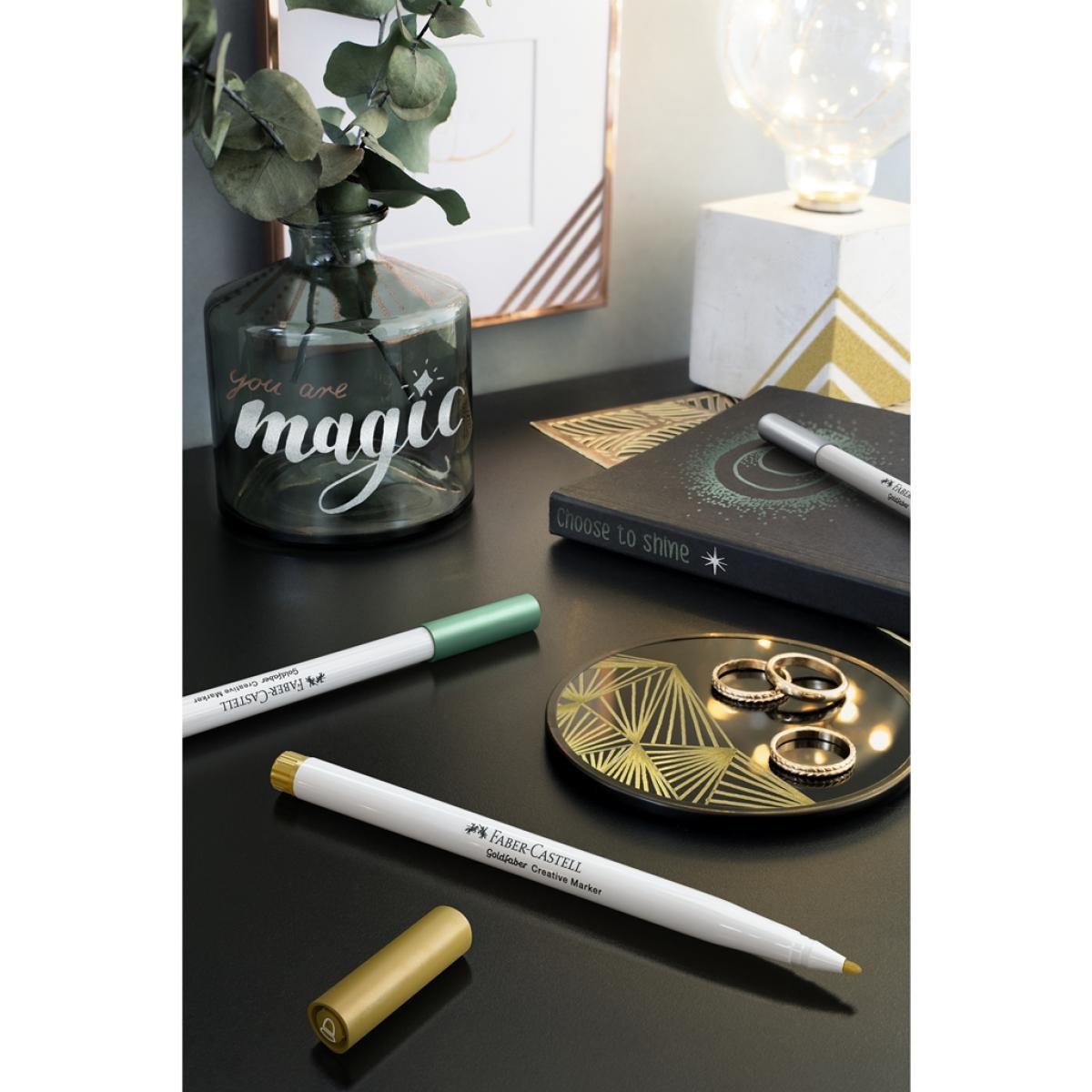 Faber-Castell Goldfaber Creative Marker 1.5 6er Etui Metallic Moments