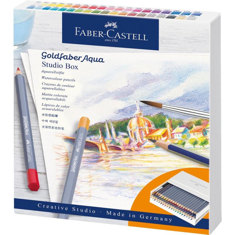 Faber-Castell Aquarellstifte Goldfaber Aqua 38er Studiobox