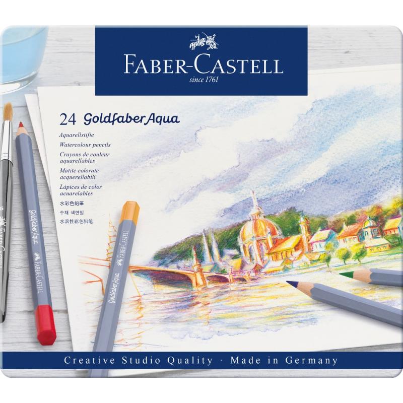 Faber-Castell Aquarellstifte Goldfaber Aqua 24er Metalletui