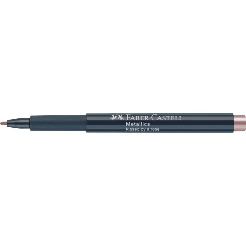 Faber-Castell Metallics Marker Colour 189 kissed by a rose