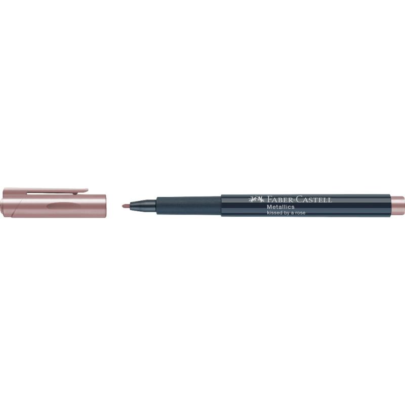 Faber-Castell Metallics Marker Colour 189 kissed by a rose