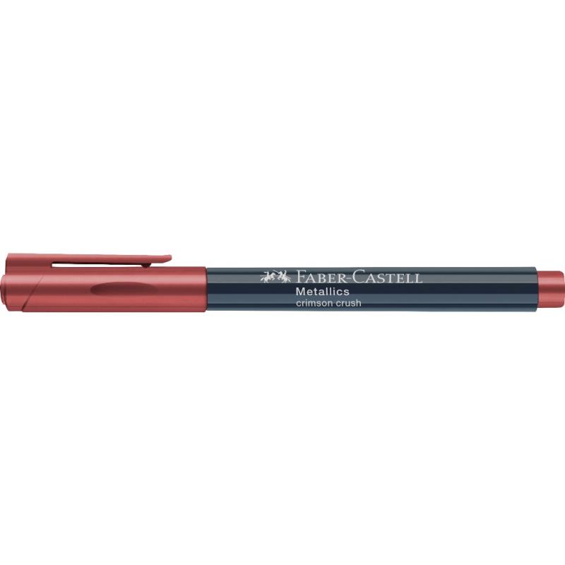 Faber-Castell Metallics Marker Colour 193 crimson crush