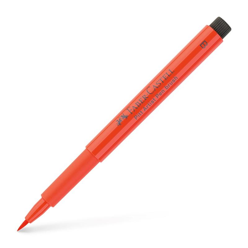 Faber-Castell Pitt Artist Pen Brush Tuschestift 118 scharlachrot