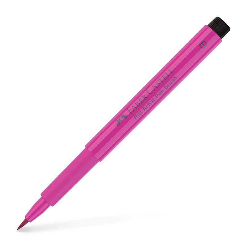 Faber-Castell Pitt Artist Pen Brush Tuschestift 125 purpurrosa mittel